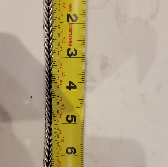 John Hardy Sterling Silver Box Braided Chain Bracelet - Picture 9 of 10